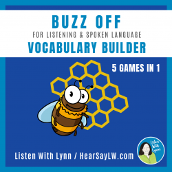 Listening, Language and Vocabulary Builder BUZZ OFF Game