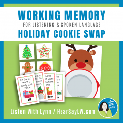 Holiday Cookie Swap Game Auditory Memory Descriptive Language
