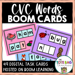 CVC Words Boom Cards