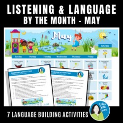 MAY Listening By The Month  Vocabulary Auditory Comprehension and Conversation Skills