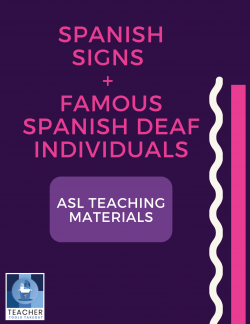 Spanish Signs + Famous Spanish Deaf Individuals