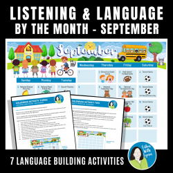 SEPTEMBER  LISTENING  VOCABULARY COMPREHENSION