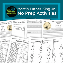 Marting Luther King Jr. Activities Bundle