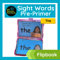 Sight Words - Flipbook THE