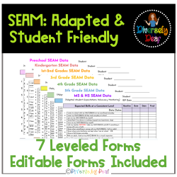 Student Friendly Adapted SEAM