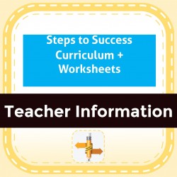 Steps to Success Curriculum + Worksheets