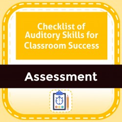 Checklist of Auditory Skills for Classroom Success