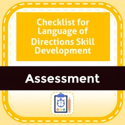 Checklist for Language of Directions Skill Development