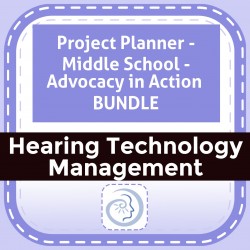 Project Planner - Middle School - Advocacy in Action  BUNDLE