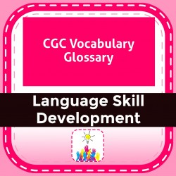 CGC Vocabulary Glossary
