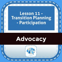 Lesson 11 - Transition Planning - Participation