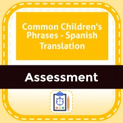 Common Children's Phrases - Spanish Translation