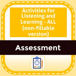 Activities for Listening and Learning - ALL (non-fillable version)