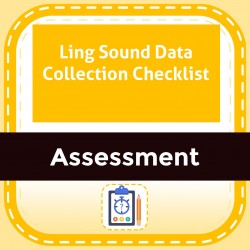 Ling Sound Data Collection Checklist