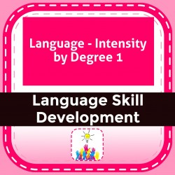 Language - Intensity by Degree 1
