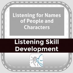 Listening for Names of People and Characters