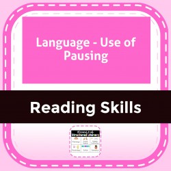 Language - Use of Pausing