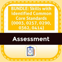 BUNDLE: Skills with identified Common Core Standards (0003, 0257, 0290, 0362, 0414)