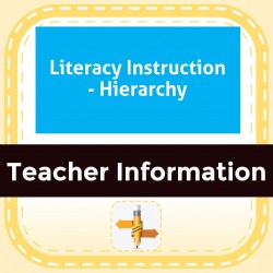 Literacy Instruction - Hierarchy