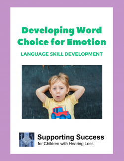 Social - Developing Word Choice for Emotions