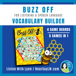 Listening, Language and Vocabulary Builder BUZZ OFF Game