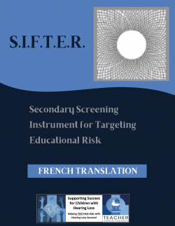 Secondary SIFTER - Screening Instrument For Targeting Educational Risk - French Translation