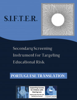 Secondary SIFTER - Screening Instrument For Targeting Educational Risk - Portuguese Translation