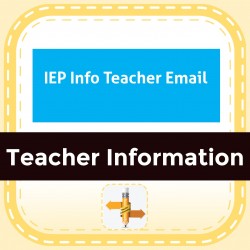 IEP Info Teacher Email