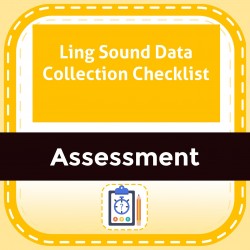 Ling Sound Data Collection Checklist